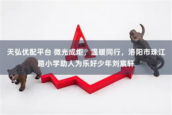 天弘优配平台 微光成炬，温暖同行，洛阳市珠江路小学助人为乐好少年刘宸轩